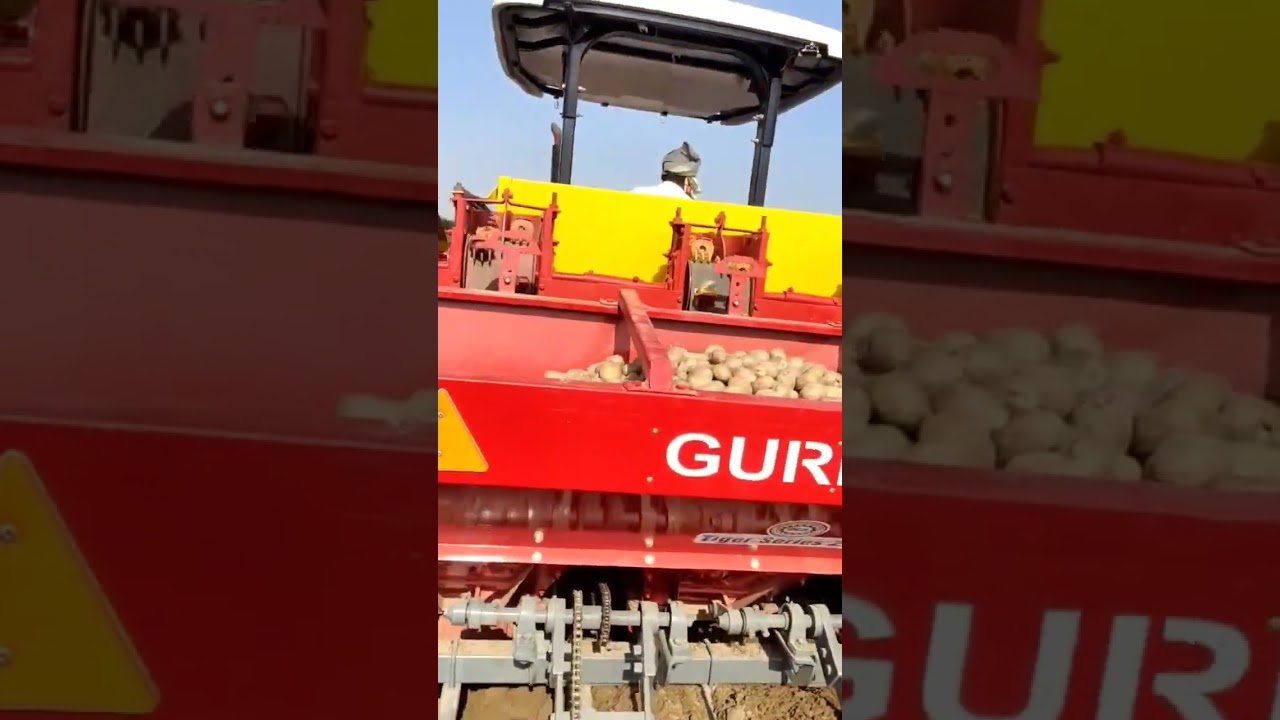 Best Performance 3 Row Automatic Potato Planter 98144 00791 Gurdev Agro Industries Bhawanigarh [PB]