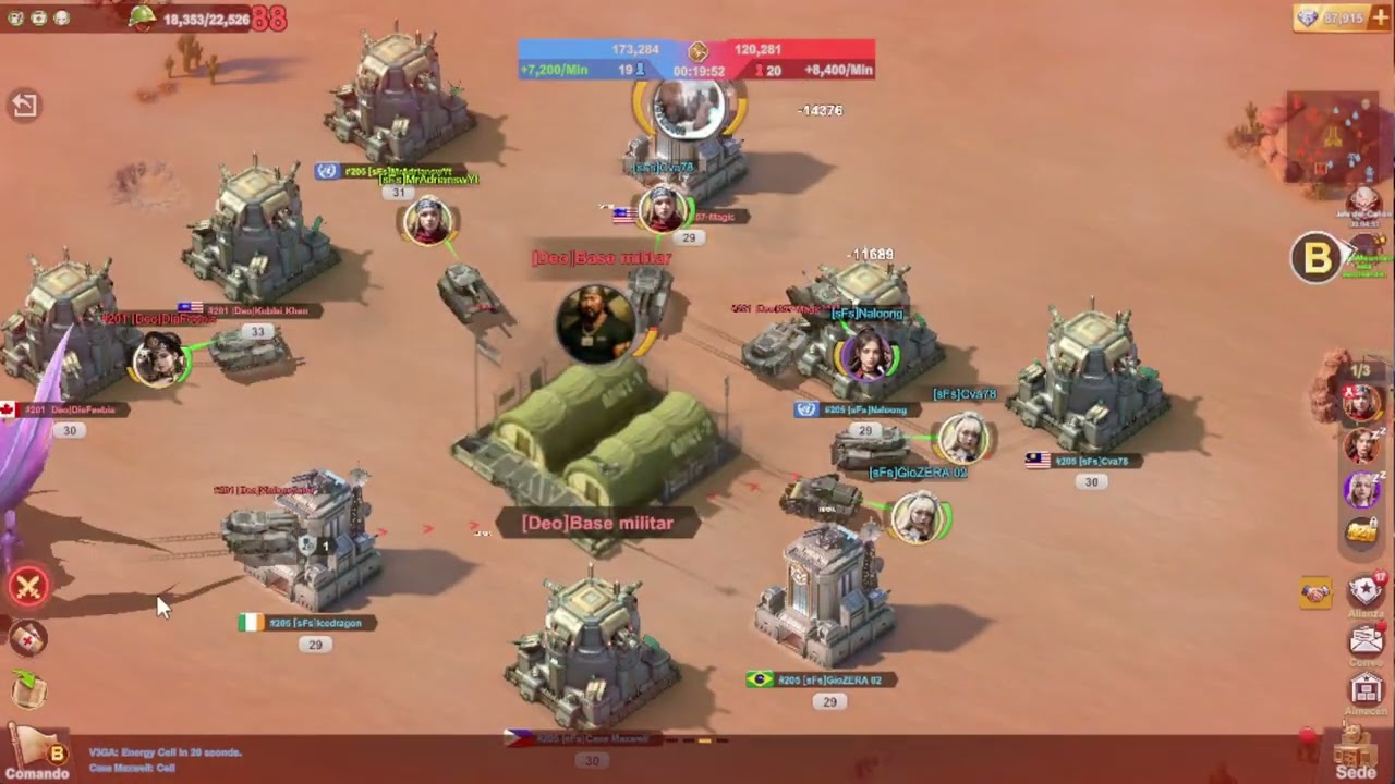 SFS 205 VS DEO 201 | BATALLA DEL CAÑÓN | LAST Z