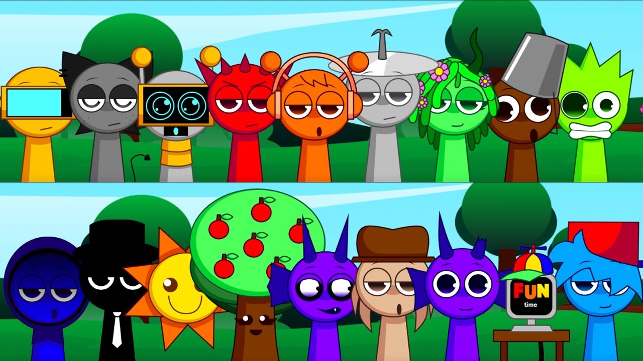 Old version Sprunki Revamped 😍 A very New and Interesting mod 🔥