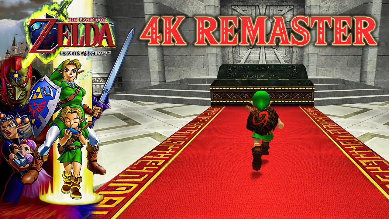 🔴 Ocarina of Time 4K REMASTER | The Master Sword | The Legend of Zelda