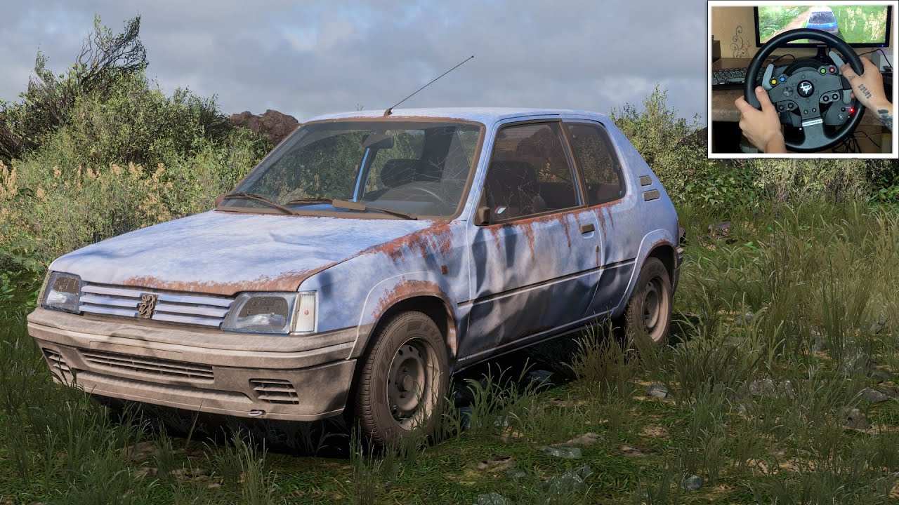 Rebuilding a Peugeot 205  - Forza Horizon 5 | Steering Wheel Gameplay