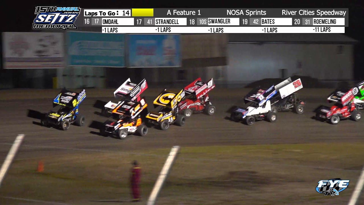 River Cities Speedway 9/10/21 NOSA Sprint Highlights