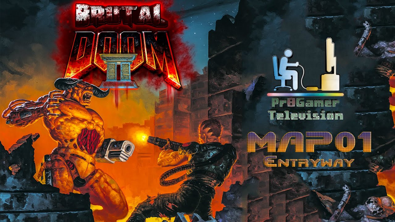 Brutal Doom II: Hell on Earth Ver.20b Прохождение #MAP01