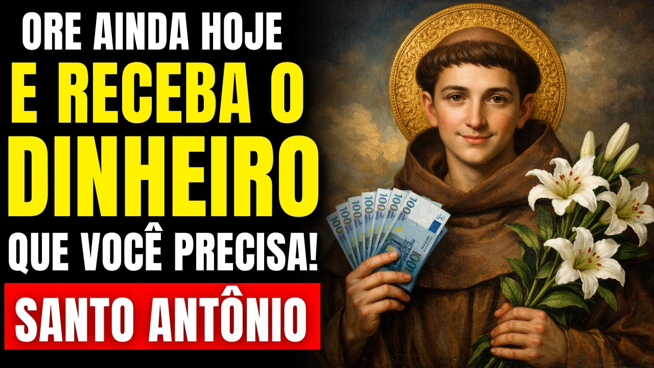 MILAGRE URGENTE: Santo Antônio Vai Destravar Sua Vida Financeira Hoje 🙏