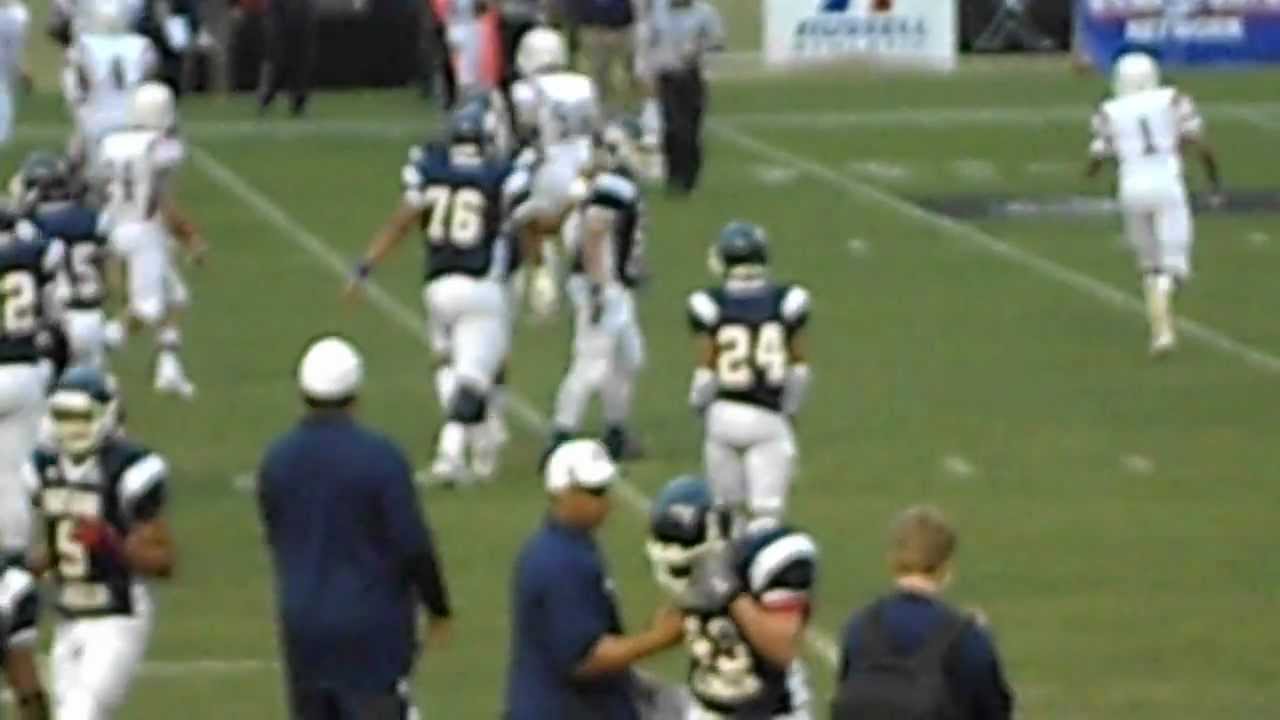 Clifton Duck #24 8th grade All-American Game kick-off