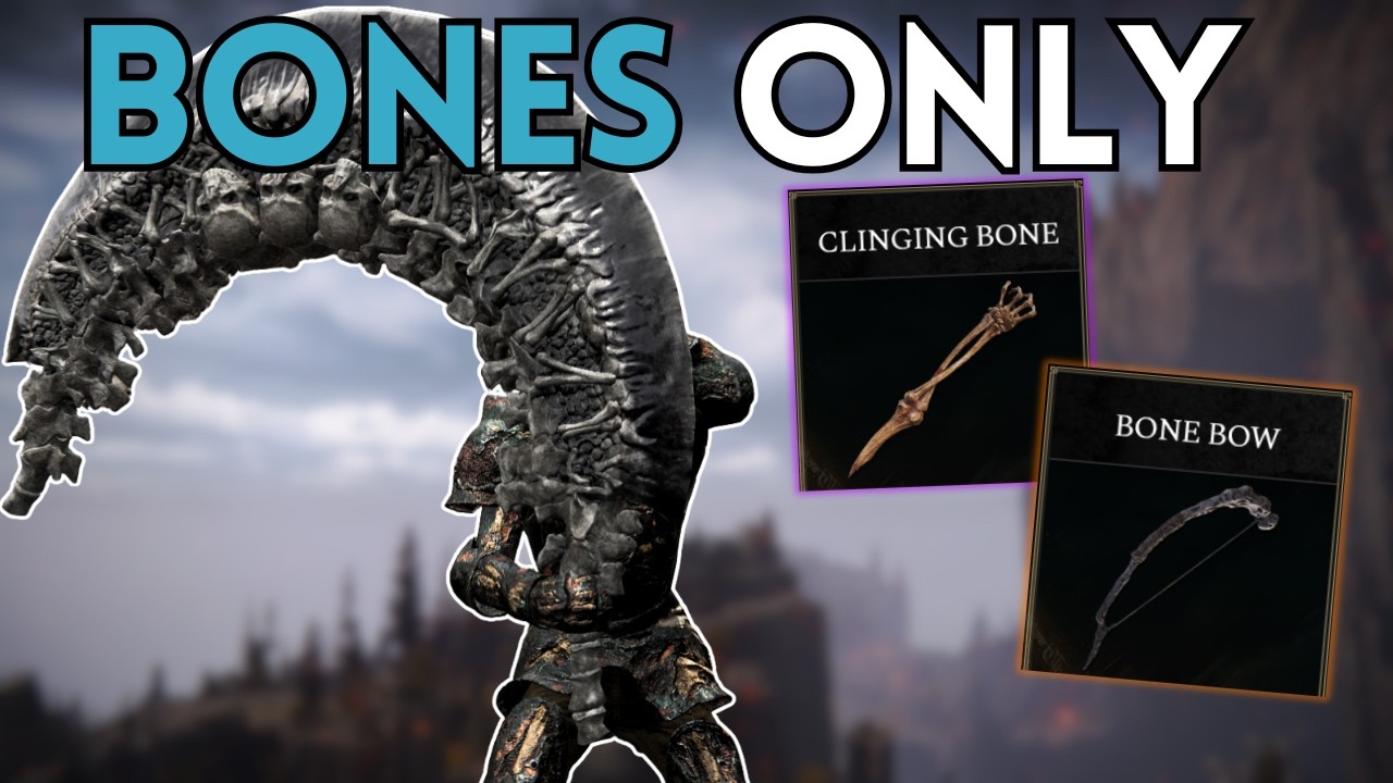 Using Only BONES to Beat Elden Ring