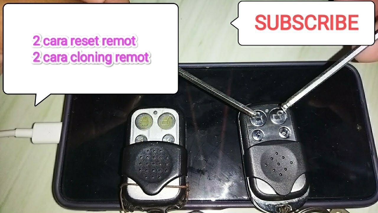 Cara duplikat remote mobil daihatsu terios pribadi