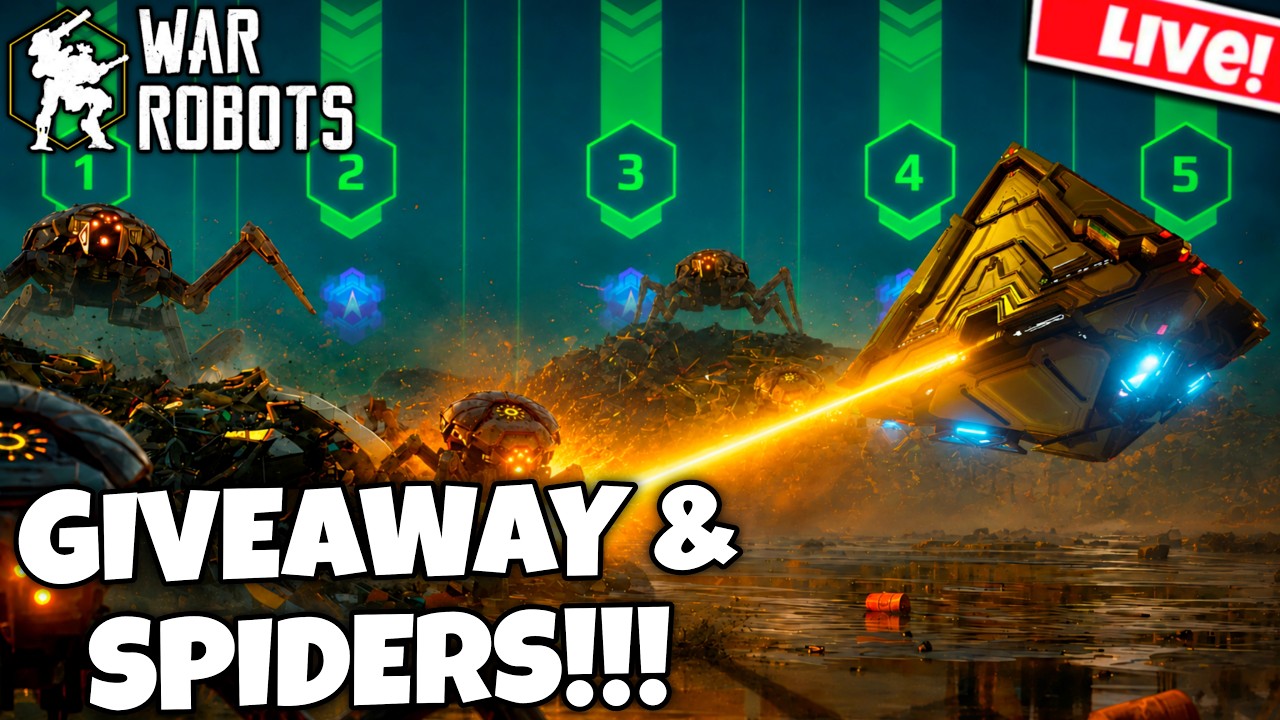 LIVE SEKHEM GIVEAWAY & Weekly Extermination! | WR - War Robots