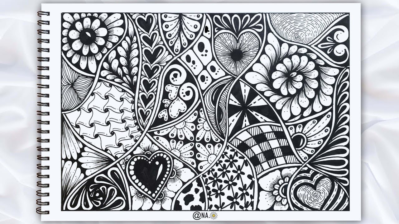 How To Draw Zentangle Patterns For Beginners