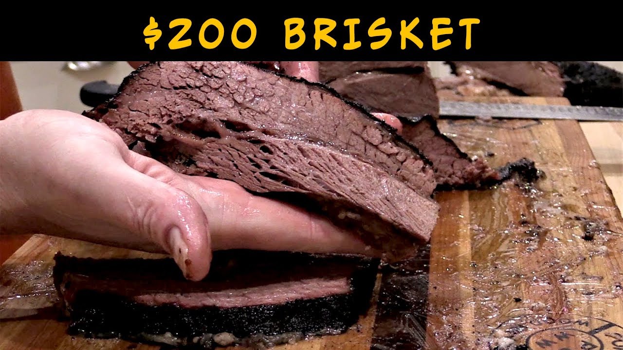 $200 Brisket | Brisket on Weber Smokey Mountain