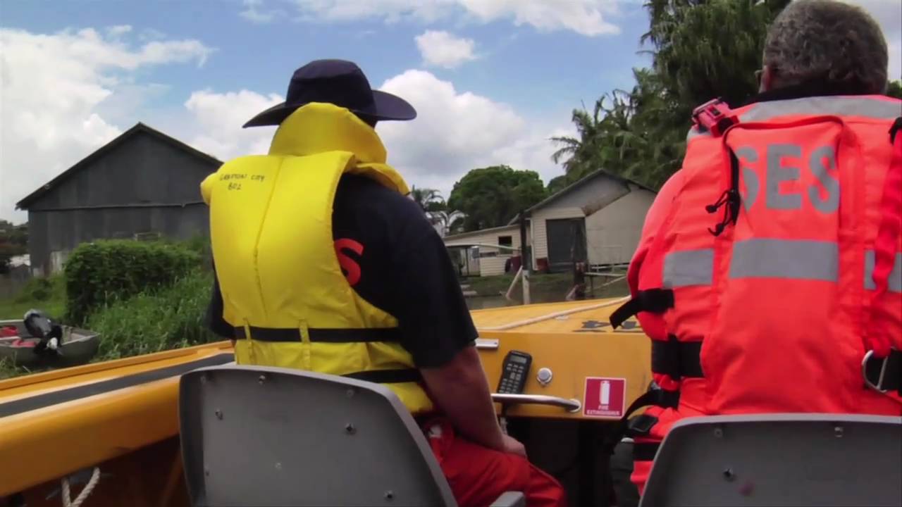 Flood Baby - SES Flood Boat Mission  Northern NSW (HD version)