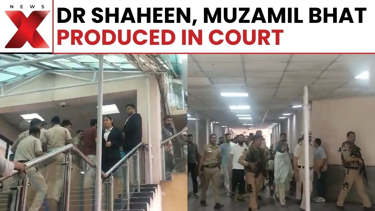 Delhi blast case accused Dr Shaheen, Muzamil Bhat produced in Patiala House Court | NewsX