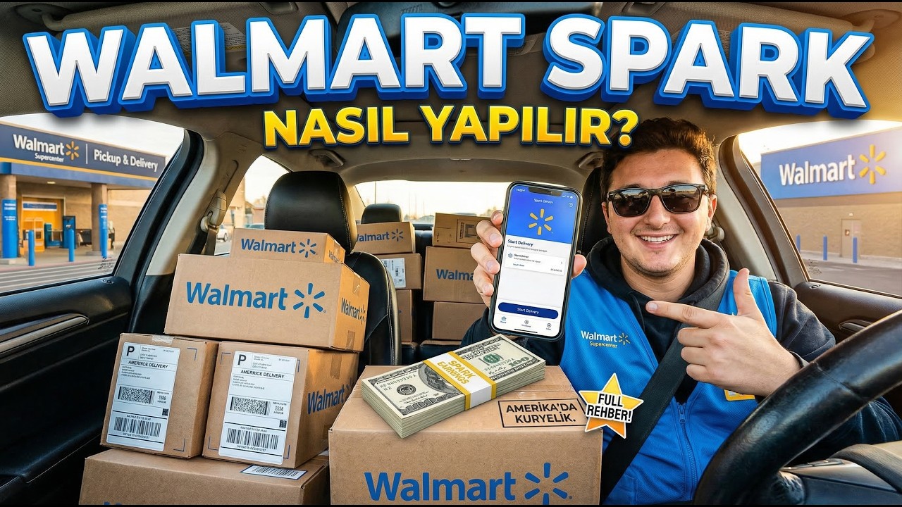 WALMART SPARK NASIL YAPILIR? amerika da kuryelik