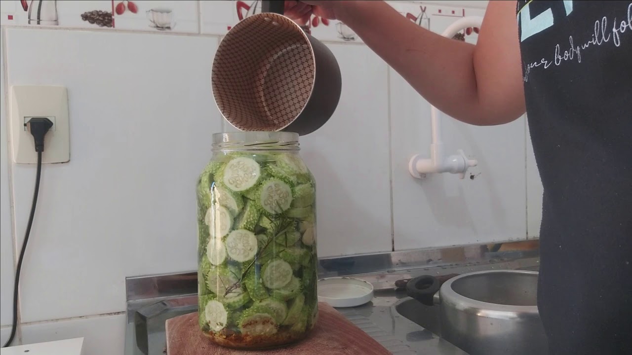RECEITA DE CONSERVA DE MAXIXE - COLHEMOS O MAXIXE NO SÍTIO