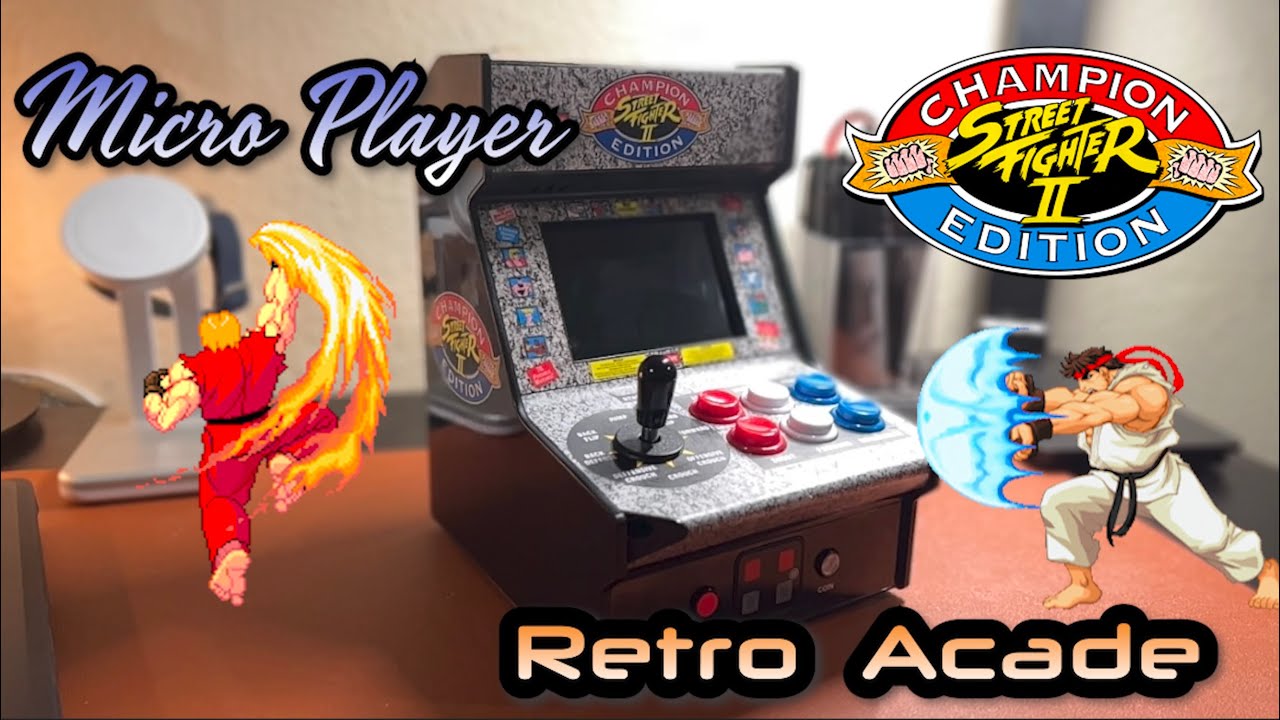 Street Fighter II Champion Edition, Micro Player    Retro Arcade