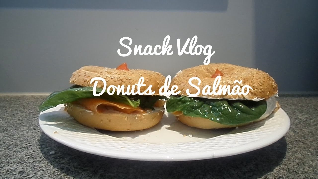 Snack Vlogs: DONUTS DE SALM&Atilde;O /  SALMON DONUTS / 연어 도넛