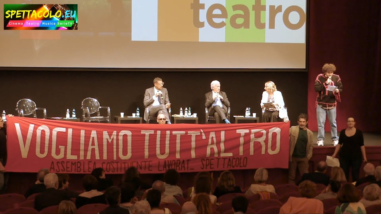 Teatro Argentina, conferenza interrotta dai lavoratori dello spettacolo che lanciano accuse a tutti