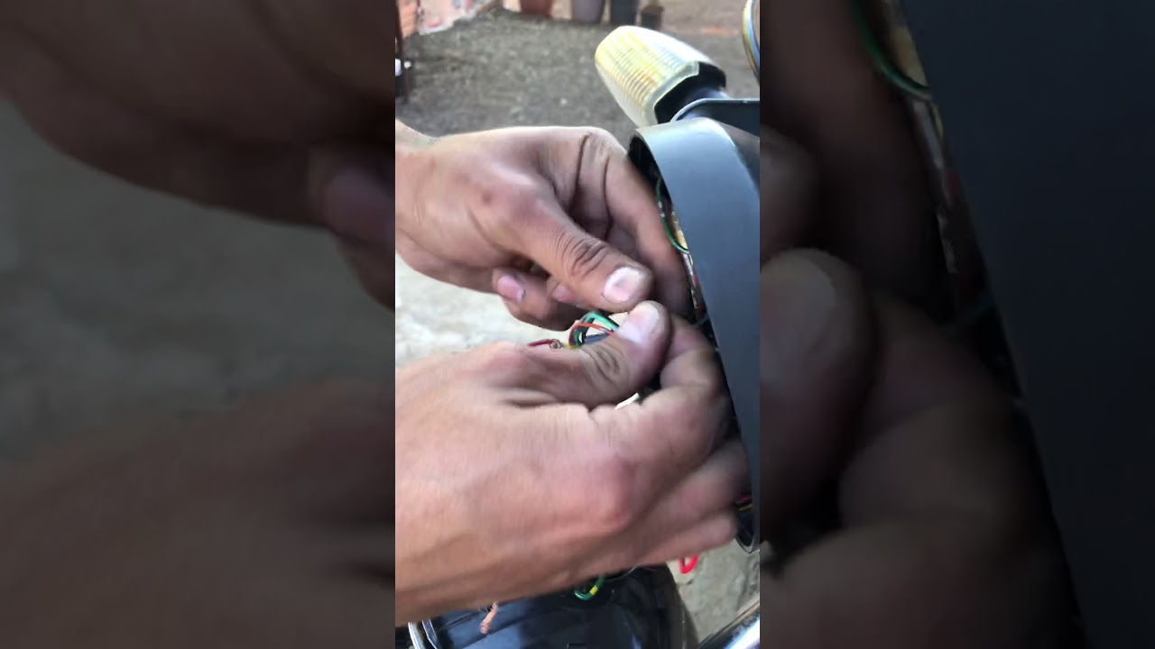 Como instalar XENON em moto de corrente alternada - Instalando XENON  na titan 150 SPORT