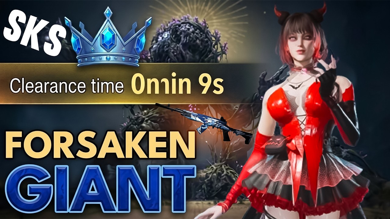 Fastest Forsaken Giant Solo Clear (9s) - SKS Pathfinder Build Guide | Once Human
