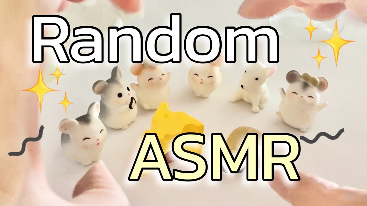 Lofi ASMR Super Relax & Cute 🐹 🤏🏻Tapping, Screen Scratching, Bag Crinkles & Lid Sounds (No Talking)