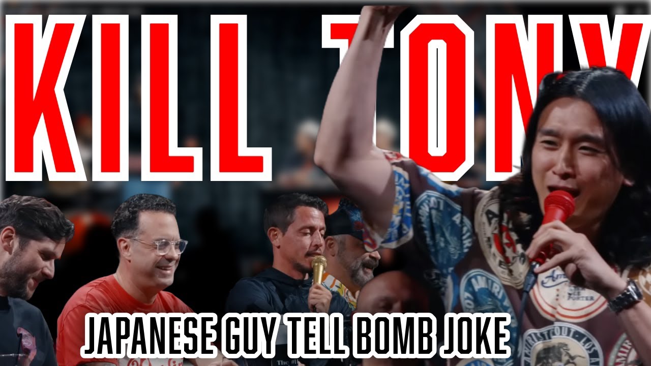 Kill Tony Japanese Comic tell Bomb joke and do set in Japanese