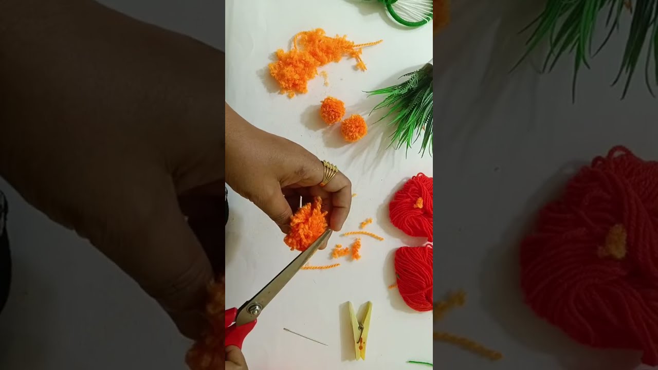 🔴 Live: Beautiful Woolen Wall Hanging Step by Step