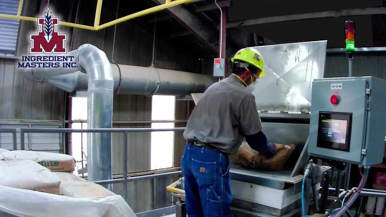 Ingredient Masters Automated Bulk Batching System - Bag Break Area
