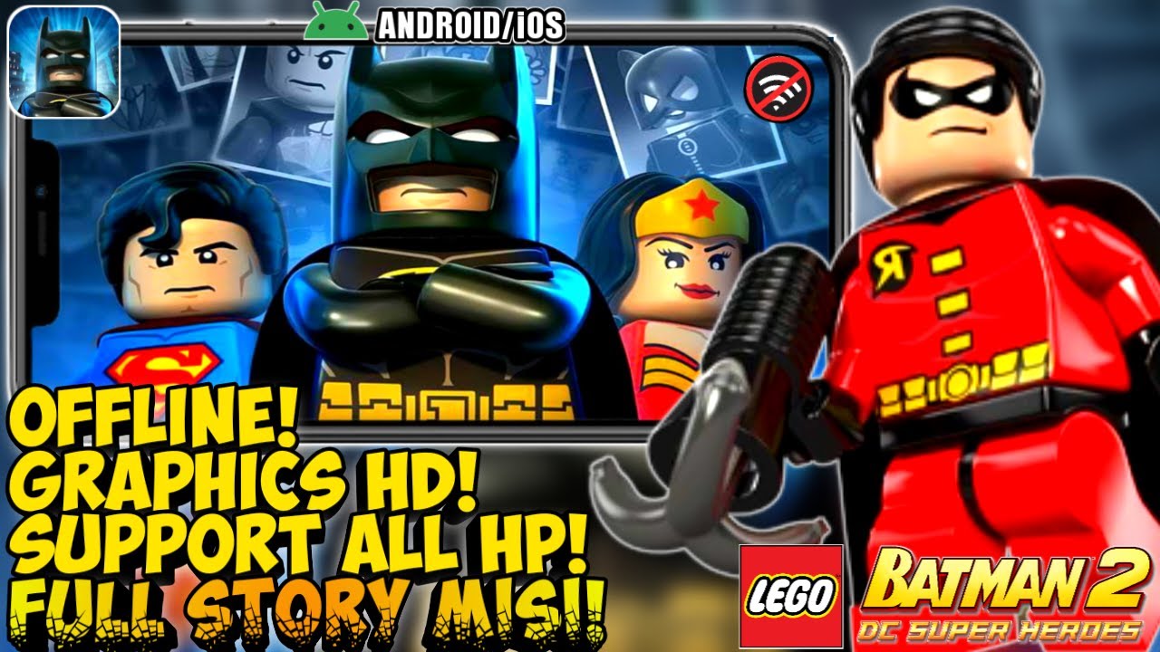 SERUNYA MAIN GAME LEGO BATMAN 2: DC SUPER HEROES MOBILE OFFLINE TERBARU ANDROID 2025
