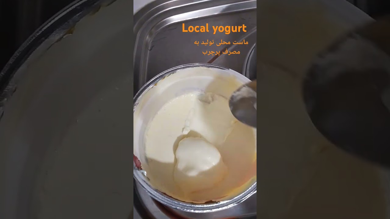 Local yogurt ماست محلی