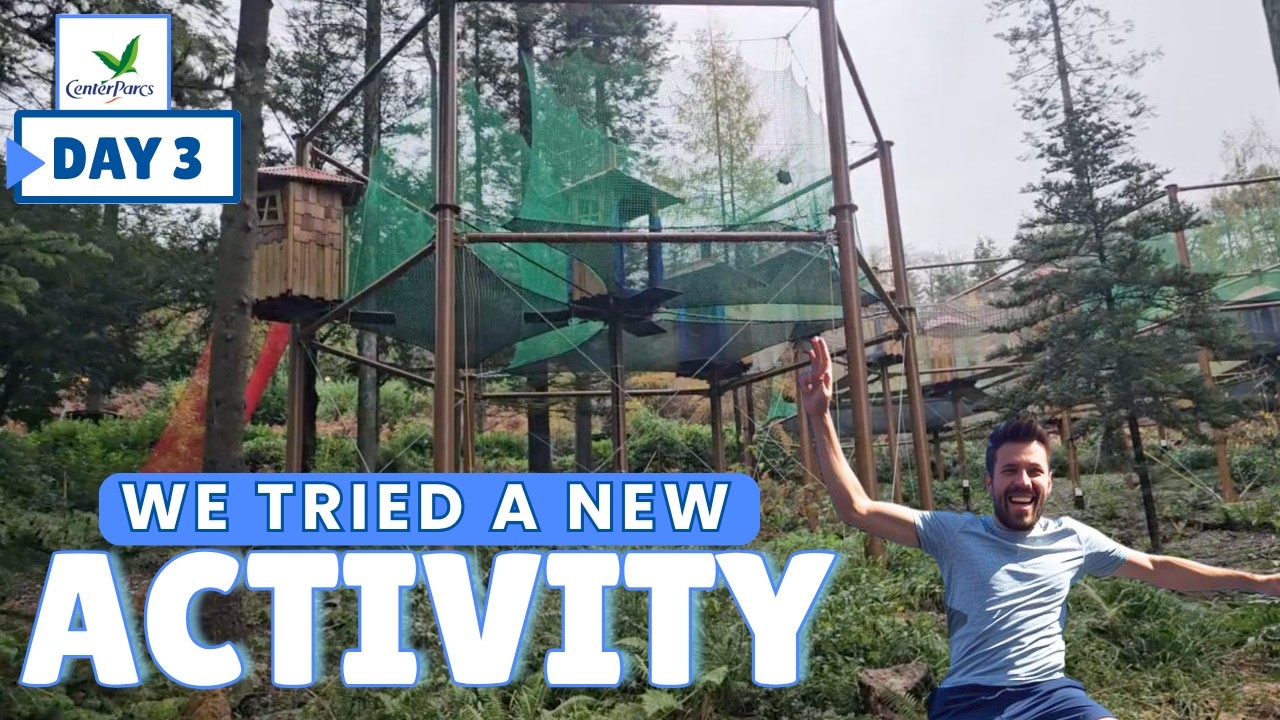 Something New Today | Day Three at Center Parcs 2025 – Adventure Nets & Winter Wonderland