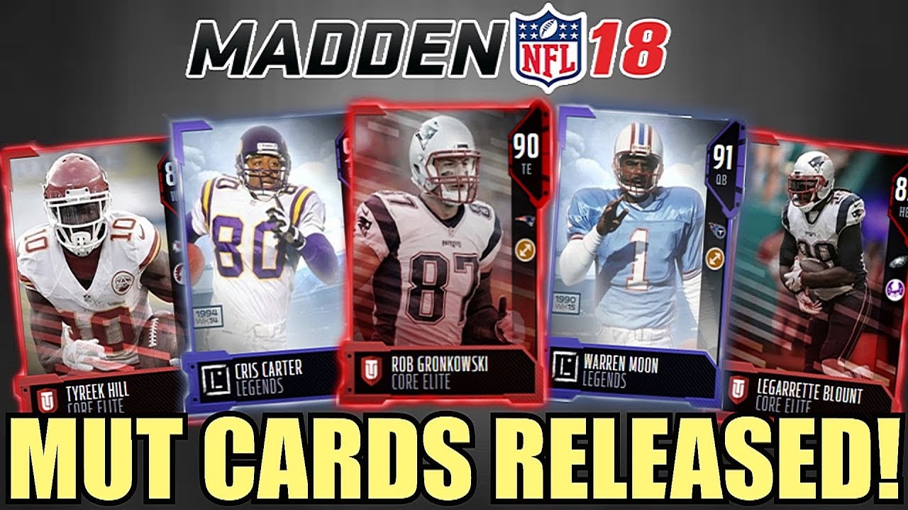 MADDEN 18 ULTIMATE TEAM CARDS RELEASED! MUT 18 FIRST ELITES! MUT 18 BUDGET BEASTS?!