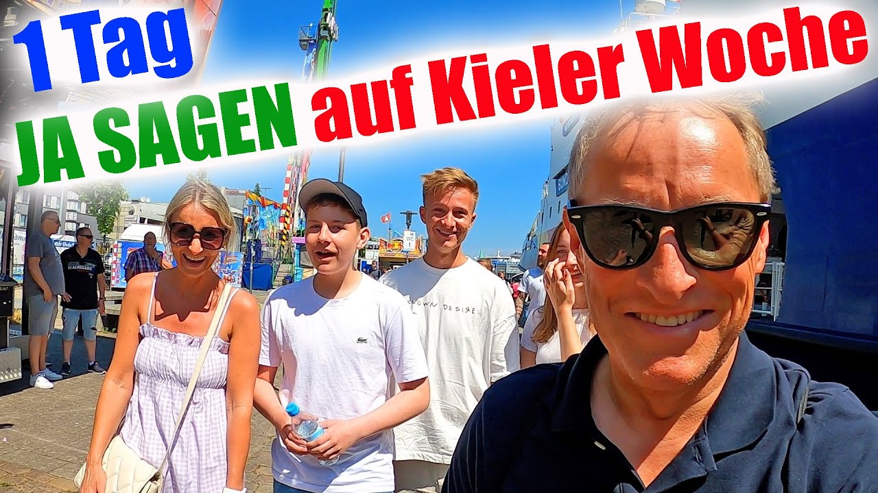 1 Tag JA SAGEN auf KIELER WOCHE 🤣 TipTapTube