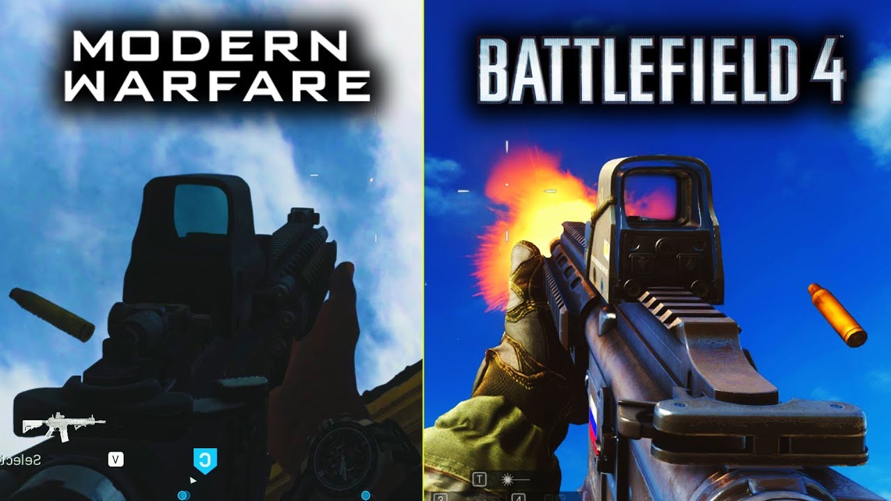 Modern Warfare(2019) vs Battlefield 4(2013)