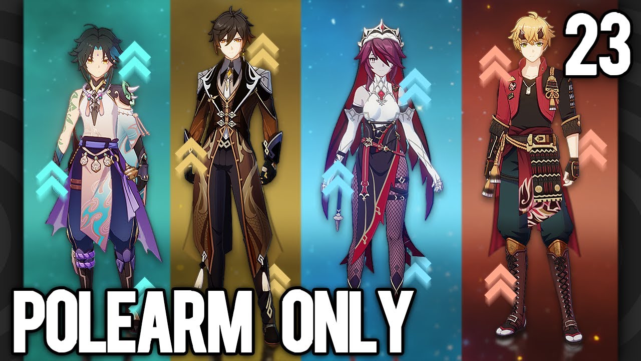 I ascended every character on the Polearm Only account | Genshin Impact Polearms Only
