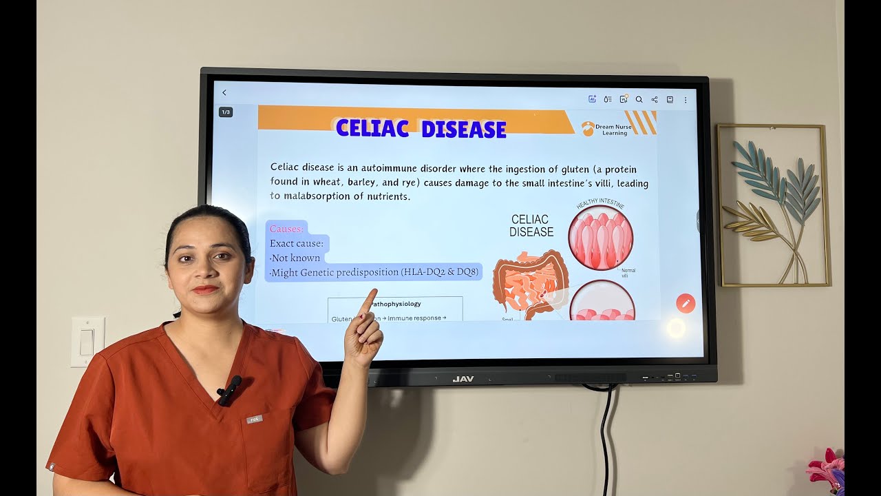 Celiac Disease | NCLEX-RN, REX-PN, CPNRE Nursing Review | Dream Nurse Learning