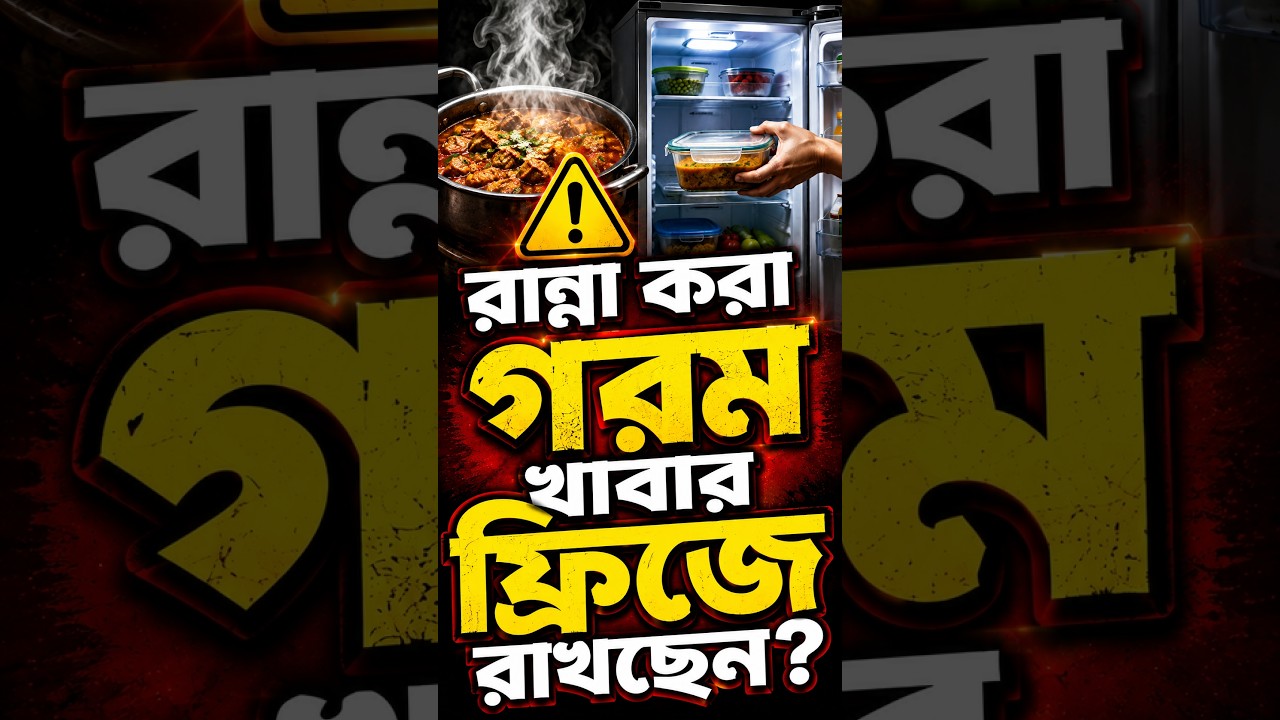 রান্না করা গরম খাবার ফ্রিজে রাখছেন? | Health Plus