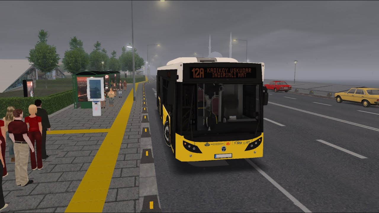 Sağnak Yağışlı Soğuk Havada Temsa Avenue Plus İle 12A Hattı・Beykoz V3 ・Omsi 2
