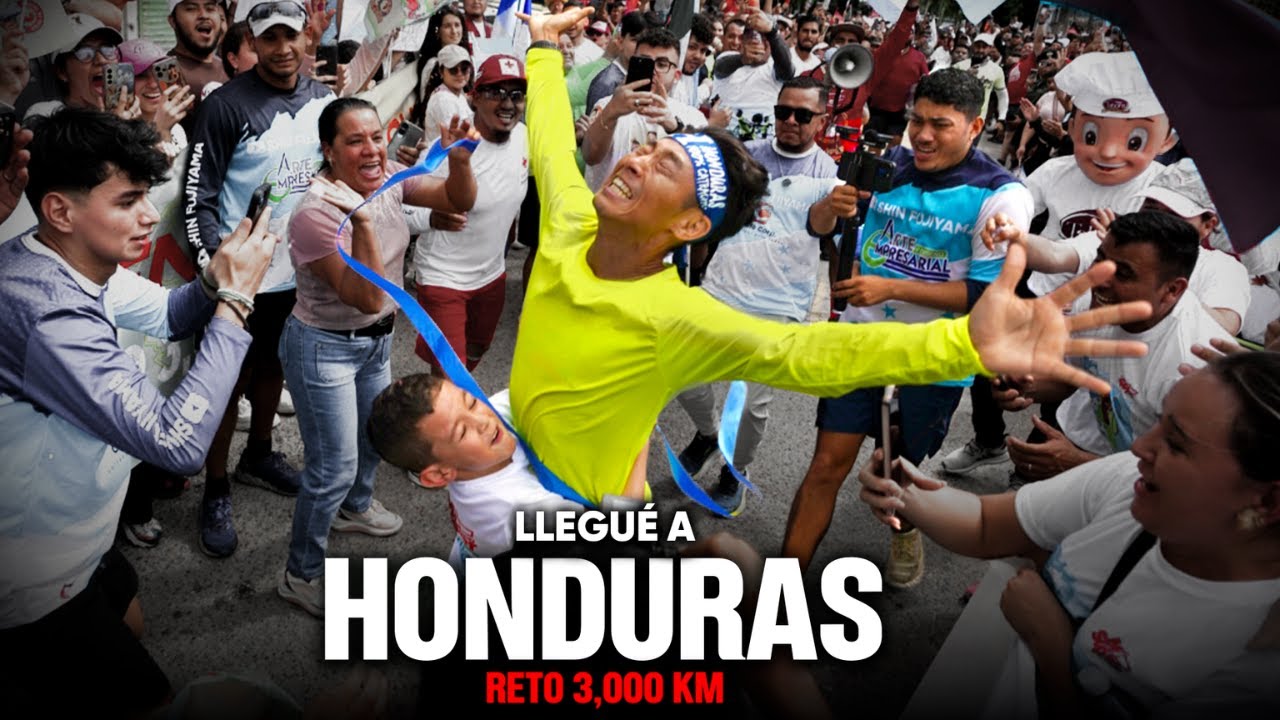LLEGUÉ A HONDURAS DESPUÉS DE CORRER 3,000 KM