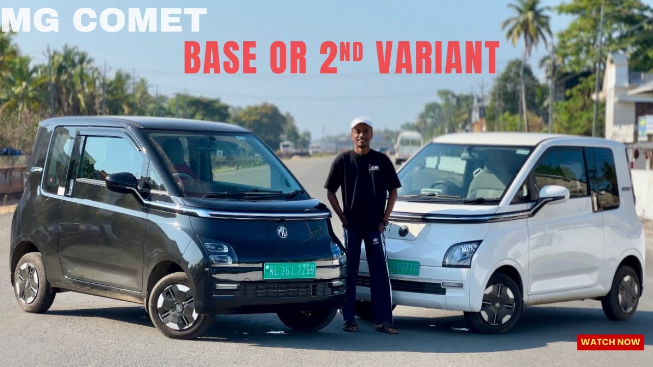 | MG Comet mid-variant V/S base model | which one is value for money??? Detailed comparison review