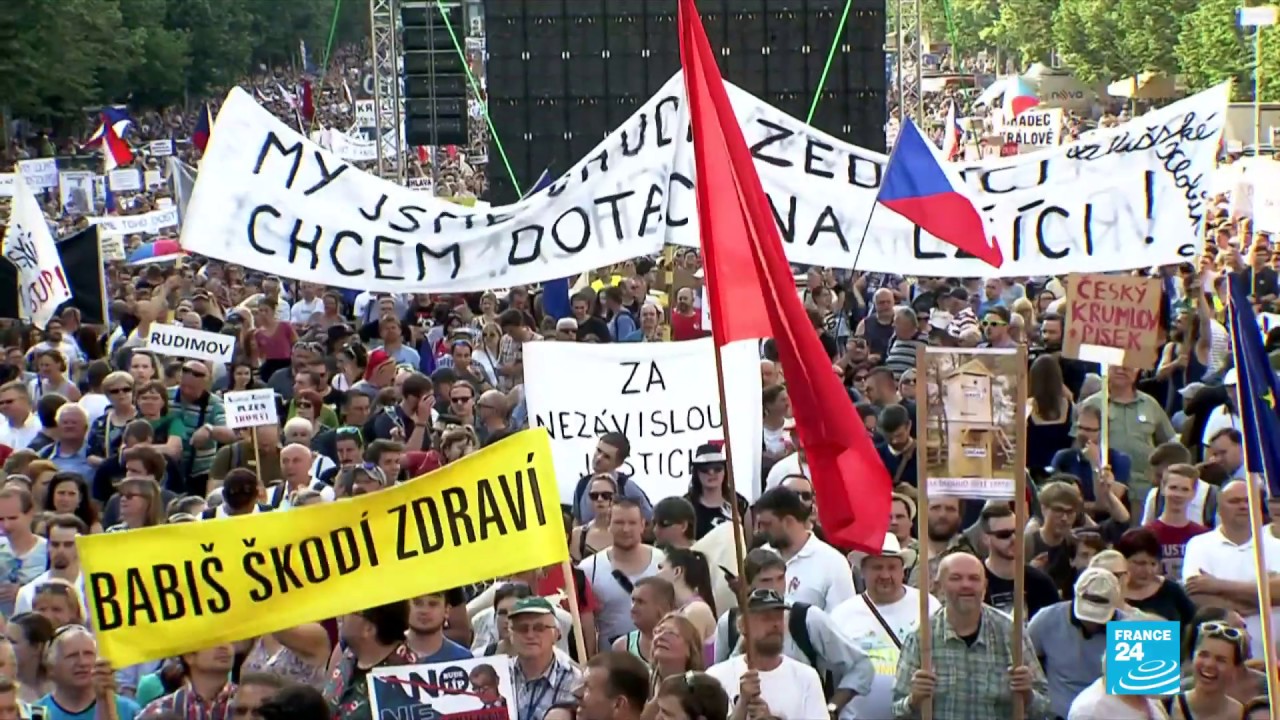 Protesters demand resignation of Czech PM