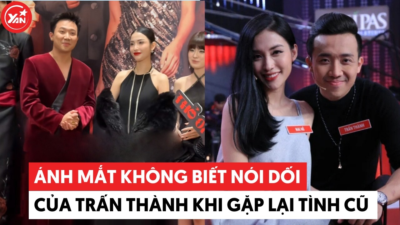 Ánh mắt không biết nói dối của Trấn Thành khi gặp lại tình cũ Mai Hồ ngay ngày Valentine #tranthanh