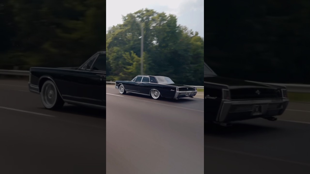 1968 Lincoln Continental cruising in style! 🚗✨ #LincolnContinental #ClassicCar