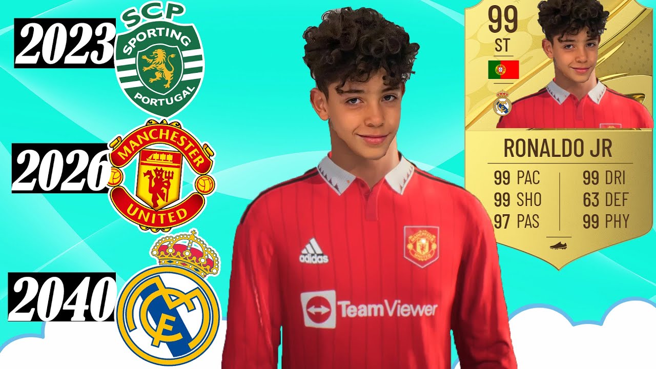 PLAY CRISTIANO RONALDO JR.'S SON'S CAREER TO SUCCESS IN EUROPE! FIFA 23