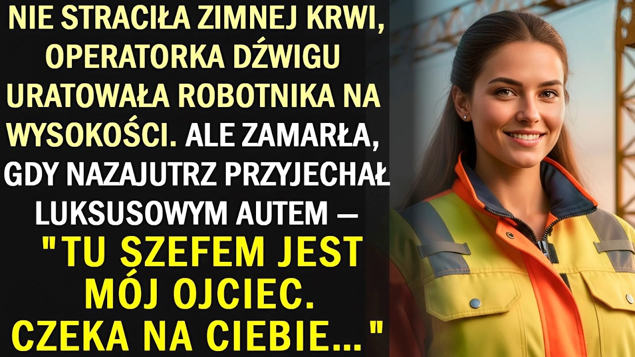 Dźwigowa uratowała robotnika. Gdy milioner przyjechał podziękować, wszyscy zaniemówili