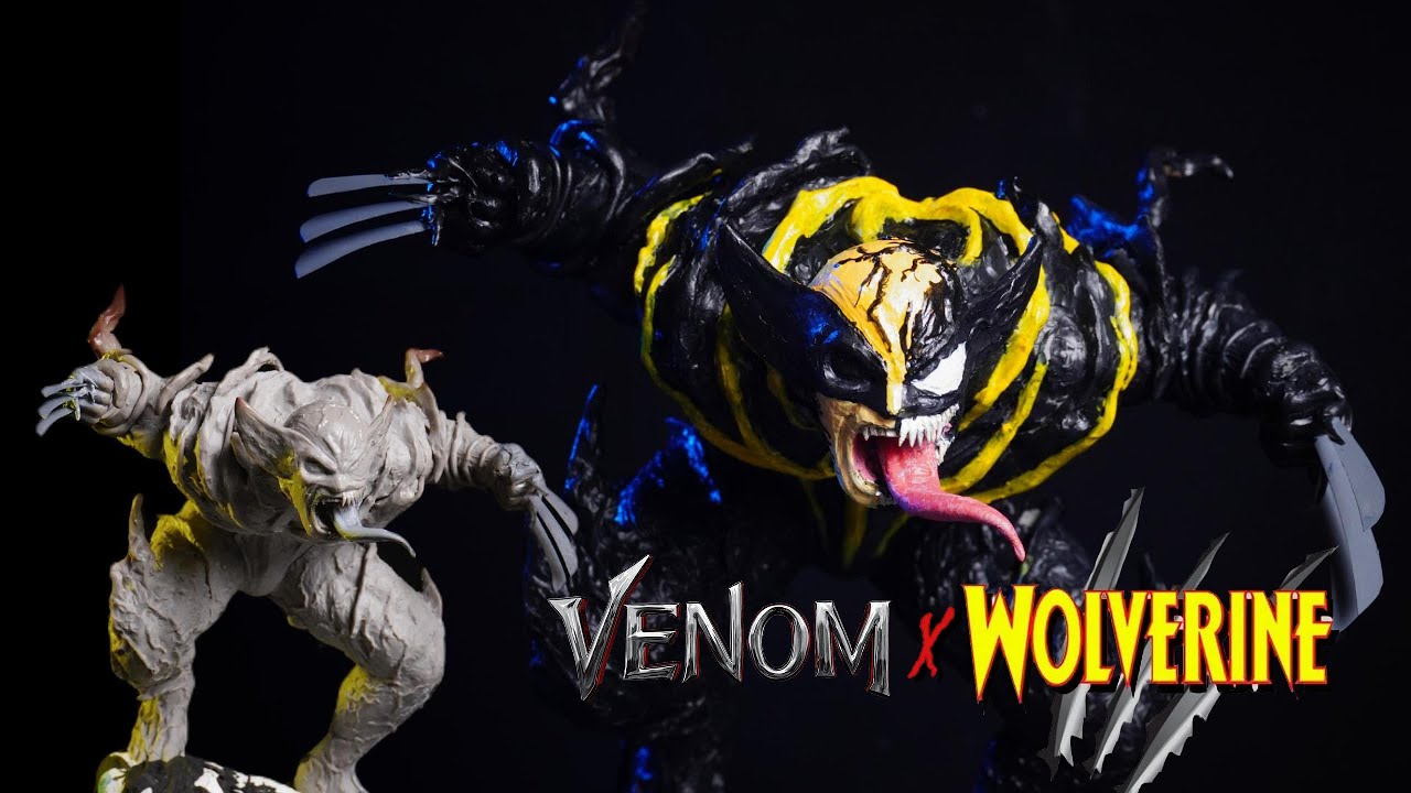 I made Venomized Wolverine |Sculpture Timelapse | Hz Art