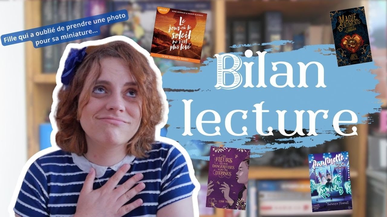 Bilan lecture - Le plein de livres francophones