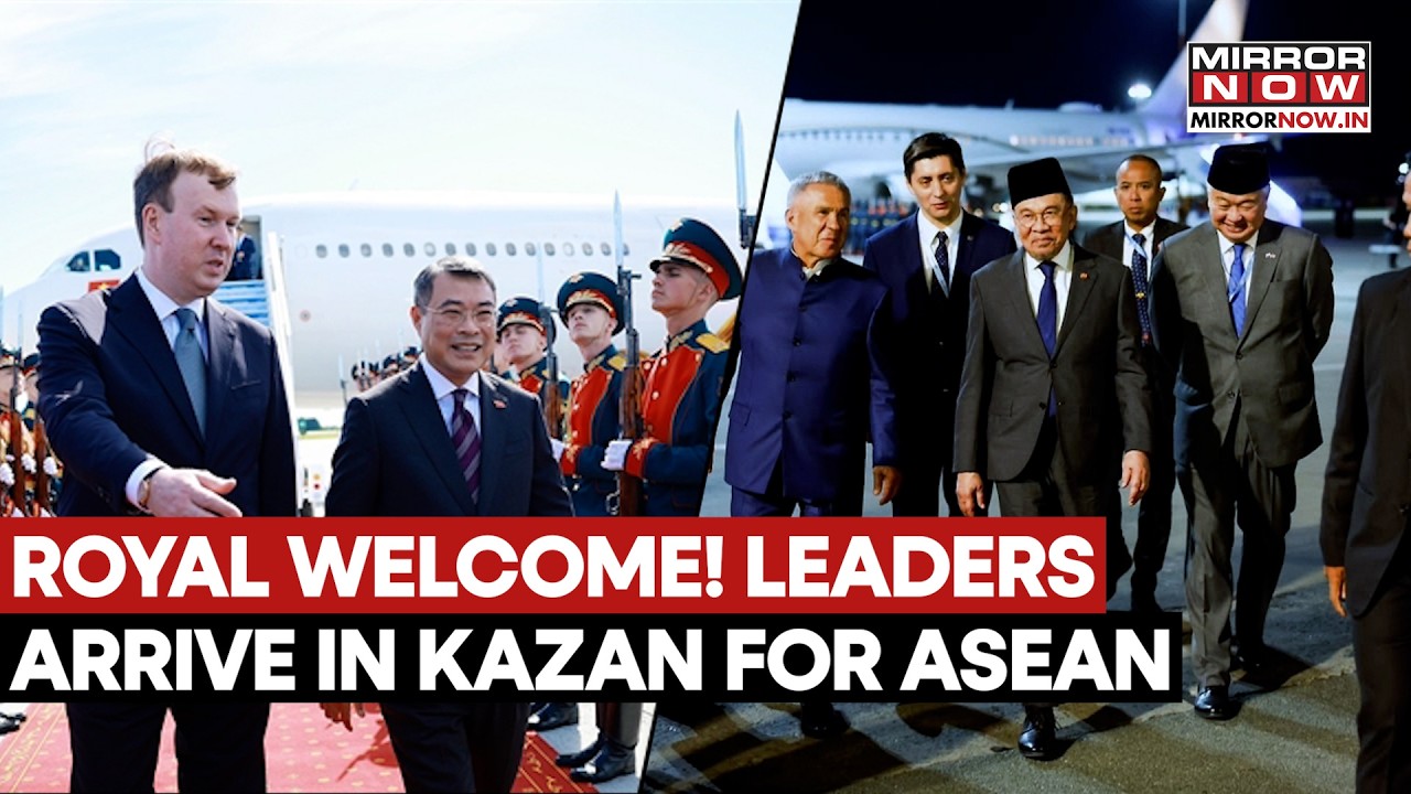 'ROYAL WELCOME:' Russia Rolls Out Red Carpet, Putin Hosts ASEAN Leaders For Historic Summit In Kazan