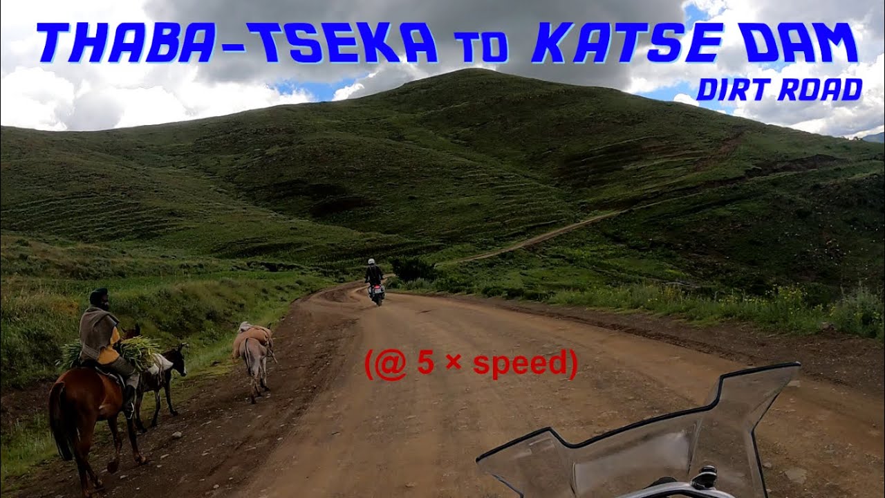 [332-2] Thaba-Tseka to Katse dam (@ 5× Speed), Thaba-Tseka province, Lesotho (2022-12-20)