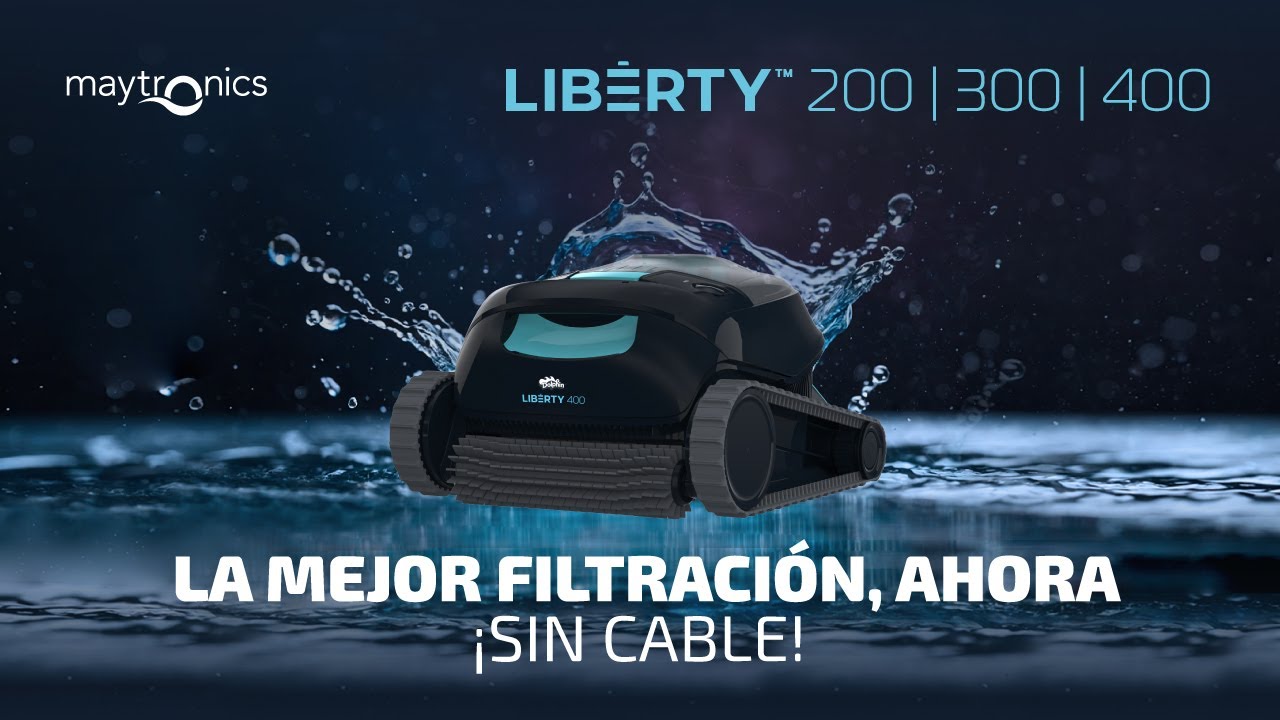 Robot Piscina SIN CABLE | Dolphin LIBERTY 200 | 300 | 400 ⁣