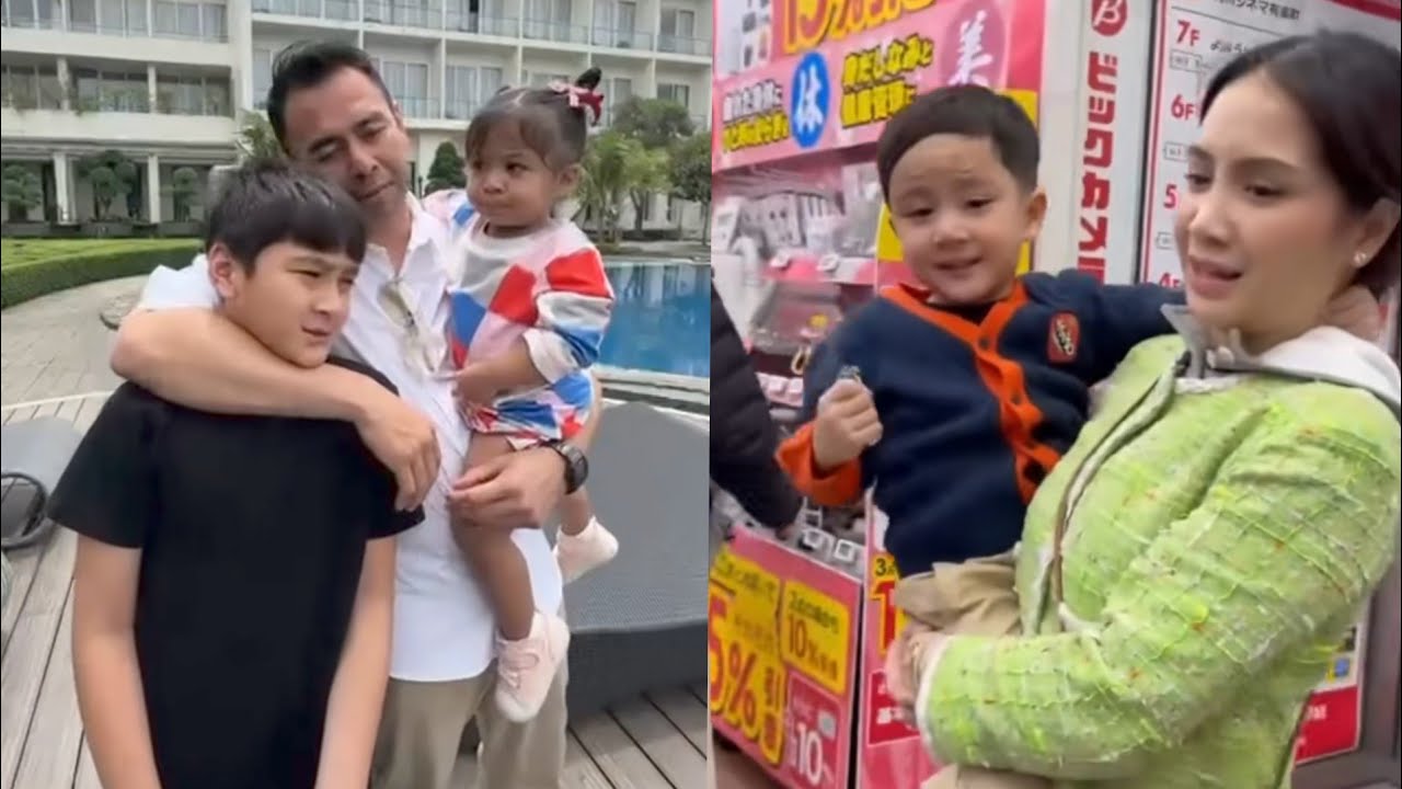RAYYANZA NEMENIN MAMA GIGI KE JEPANG, AA RAFATHAR DAN AMMA IKUT PAPA RAFFI KERJA 